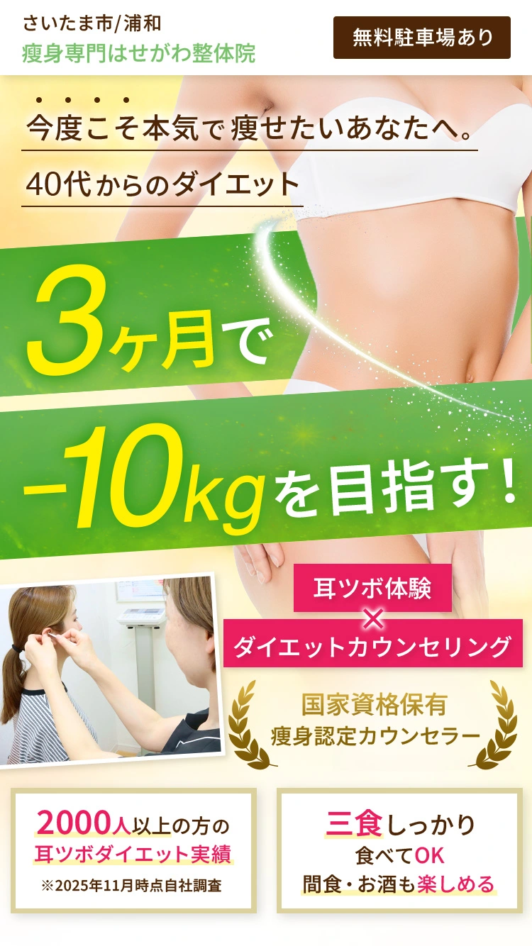 今度こそ本気で痩せたいあなたへ。40代からのダイエット